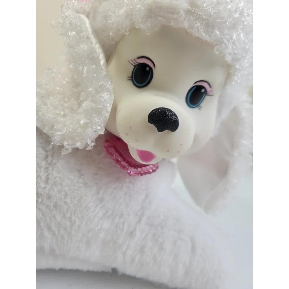 Puppy Surprise Poodle Plush Toy 2017 no babies Stuffed Animal Dog White Pink 12